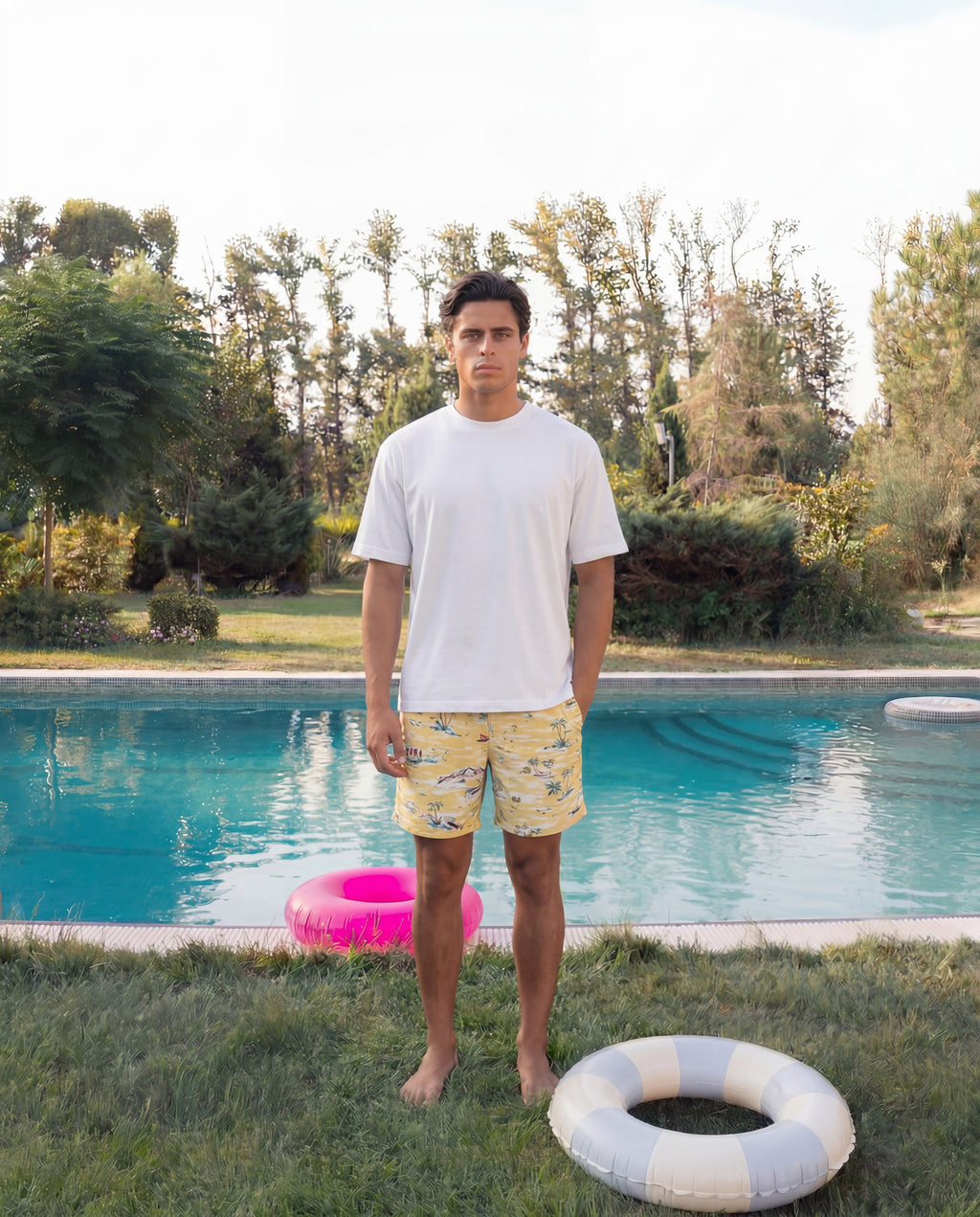 White Premium Relaxed Fit T-Shirt