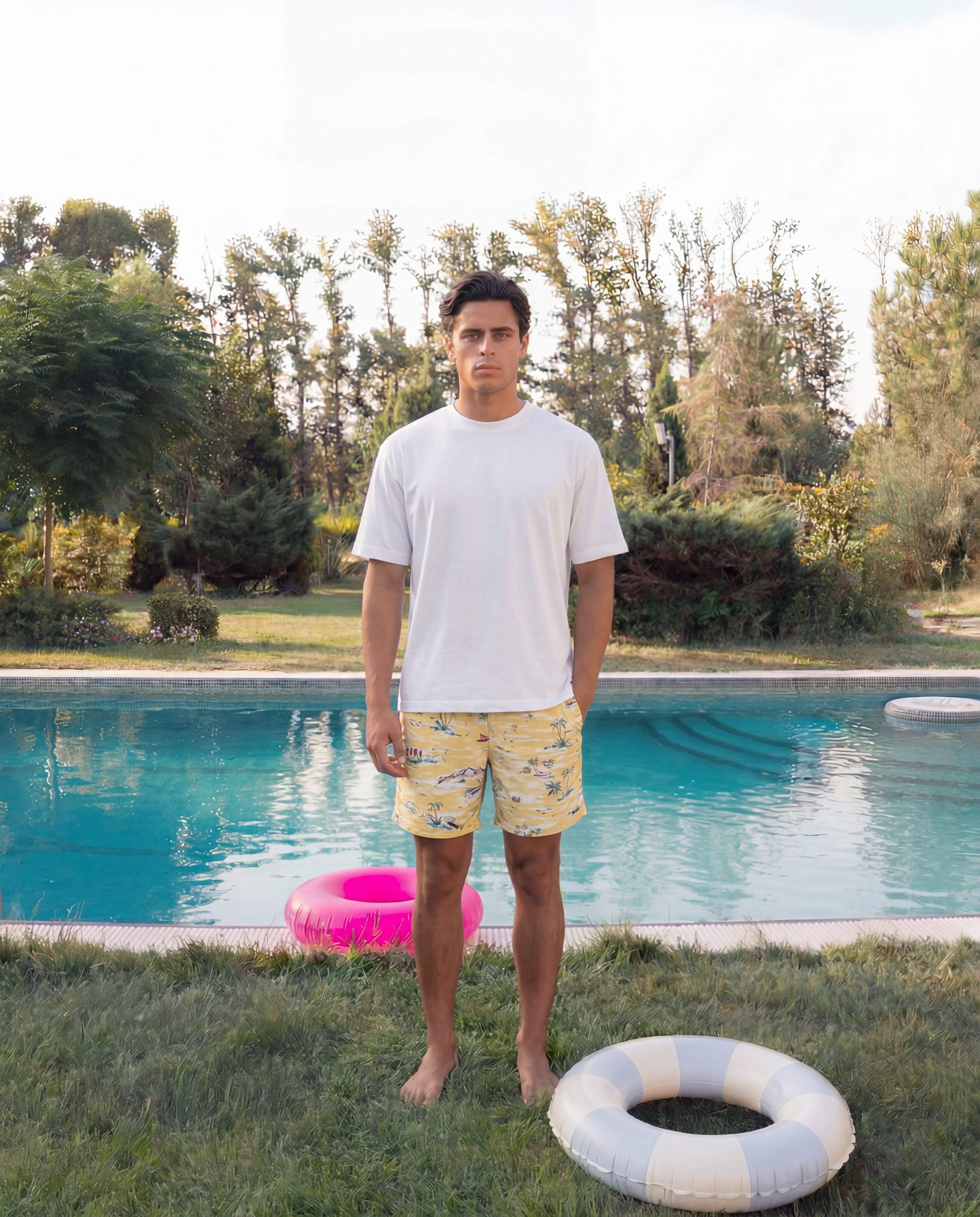 White Premium Relaxed Fit T-Shirt